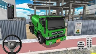 New Hyundai Heavy Dump Concrete mixture truck for parking construction building–3d driving class screenshot 2