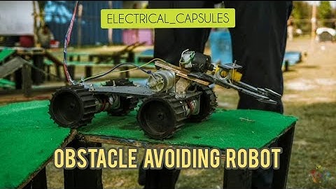 OBSTACLE AVOIDING ROBOT | DEMONSTRATION | #robotics #science #technology #engineering #DIY