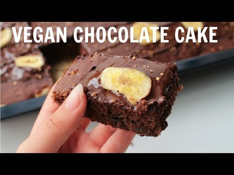 Vegan Banana Chocolate Cake Recipe!