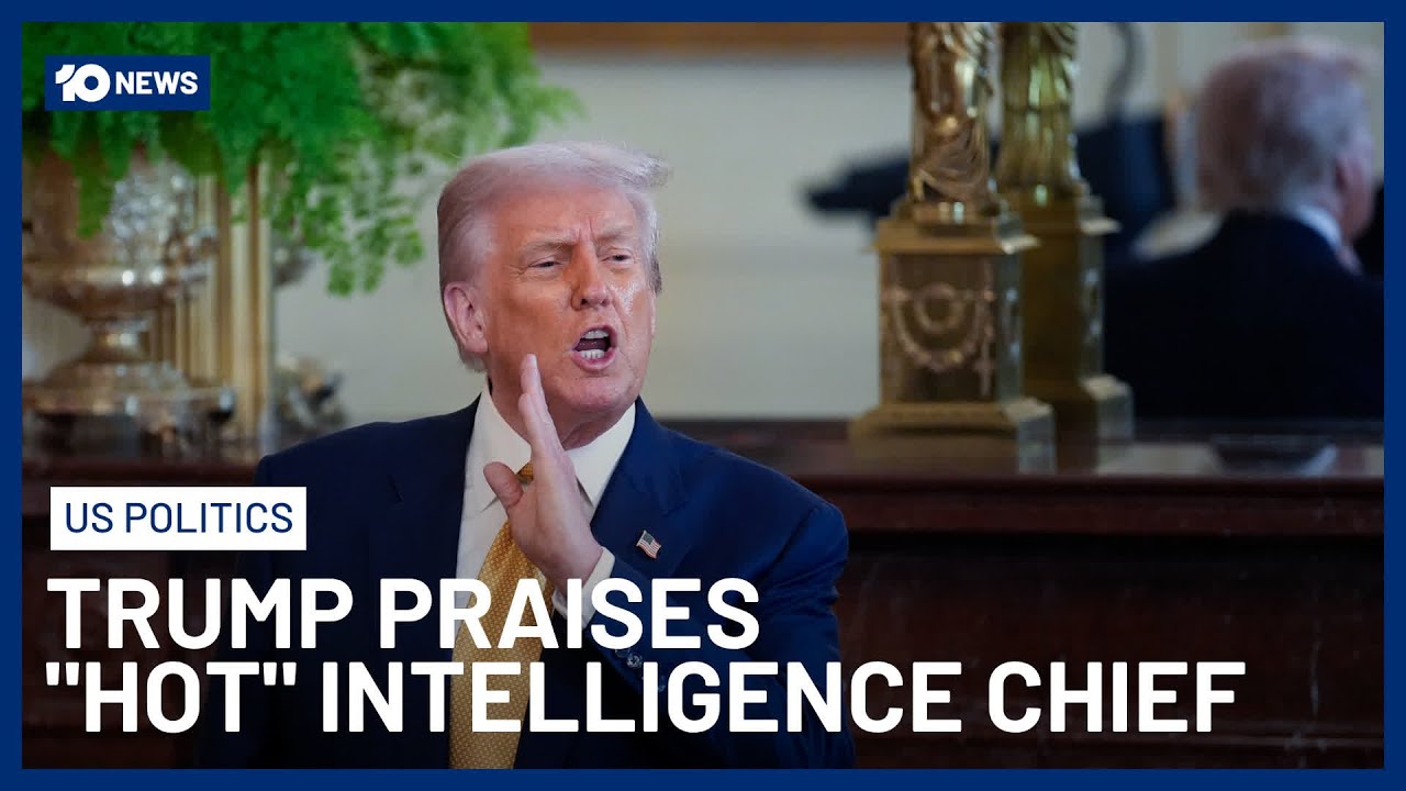 Trump Says Tulsi Gabbard Is "Hotter Than Everyone" In Bizarre Speech | 10 News