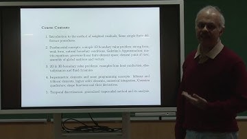 Lecture02_PartA:Introduction to the course (Finite Element Methods for Fluid Dynamics-Sanjay Mittal)