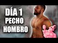 Entrenamiento de PECHO y HOMBROS GRANDES con CALISTENIA y Mancuernas | Rutina 1