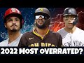 MLB’s MOST OVERRATED Players Going into 2022.. (according to fans)