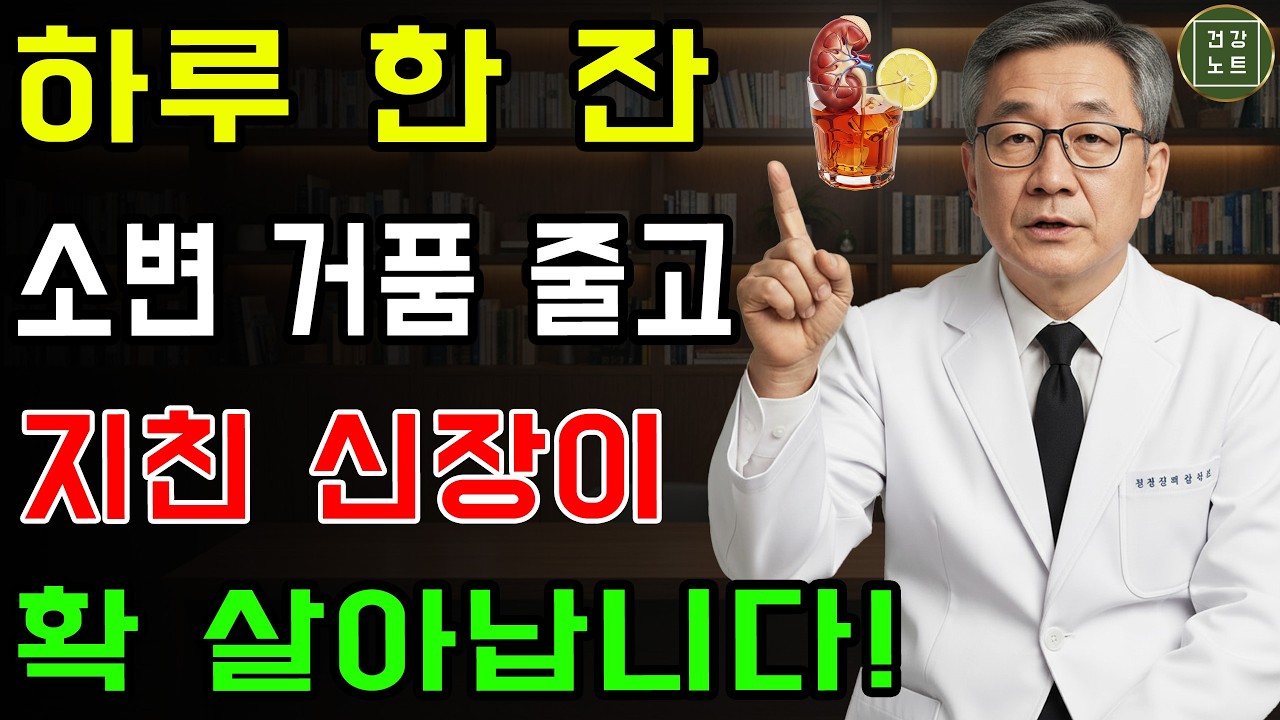소변 거품 싹 사라졌습니다! 신장 기능을 살리는 '이것' 매일 드세요! 신장에좋은음식 | 신장 건강 | 노년의 건강