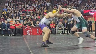 Waunakee's McCoy Smith uses late takedown to win WIAA Division 1 215-pound state title