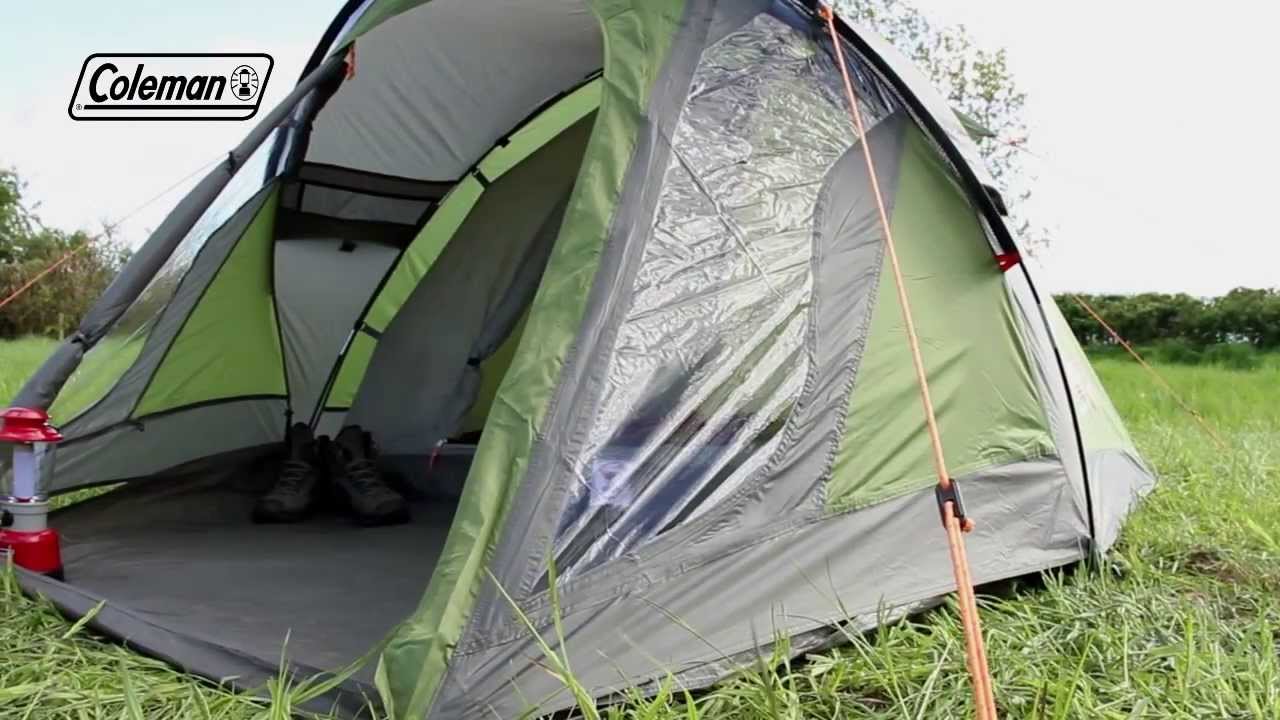 Coleman® 3 Plus - Weekend Camping Tent - YouTube