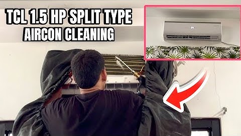TCL 1.5 HP Split Type Aircon Deep Cleaning! | Stop Water Leaks & Improve Cooling (TAC-12CSA/KEI) ❄️💦