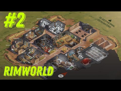 Видео: RimWorld // #2 - ПЕРВАЯ БИТВА И НОВЫЙ КОЛОНИСТ // ПРОХОЖДЕНИЕ