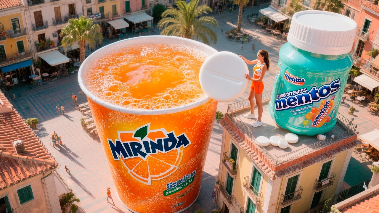 98% want to try this 🤯 ASMR video with soda fountains