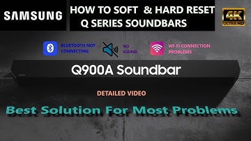 How to Reset Samsung Soundbar: A Step-by-Step Guide /Soft reset /Hard reset