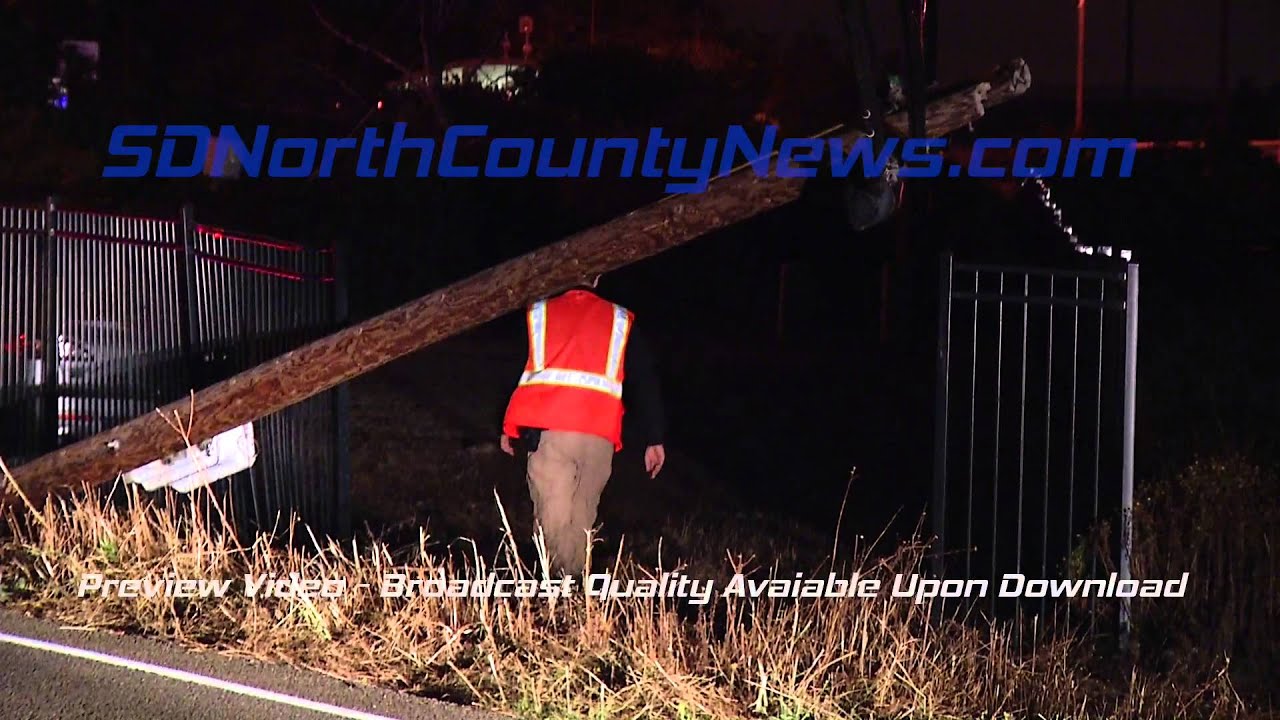 CARLSBAD: DUI Driver Arrested After Crashing Car Into Telephone Pole 6 ...