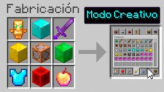 MINECRAFT pero ENCONTRAMOS EL CRAFTEO del MODO CREATIVO 😱💎 HARDY y TROLERO