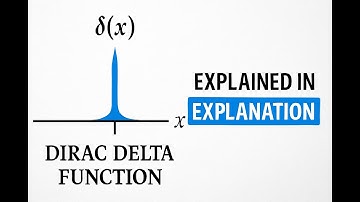 De Dirac-deltafunctie uitgelegd | Natuurkunde en elektrodynamica
