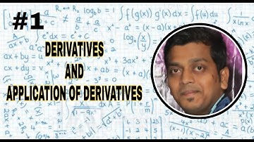 DERIVATIVES AND APPLICATION OF DERIVATIVES | LECTURE 1 | FYBCOM | MUMBAI UNIVERSITY