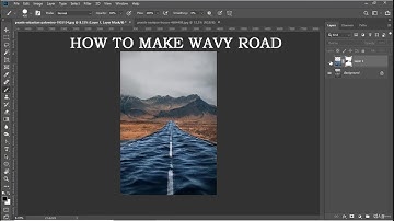 How to make wavy road | Adobe Photoshop CC | Tricks and Tips
