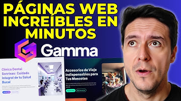 Crea INCREÍBLES Páginas Web en Minutos con esta IA (Tutorial Gamma)