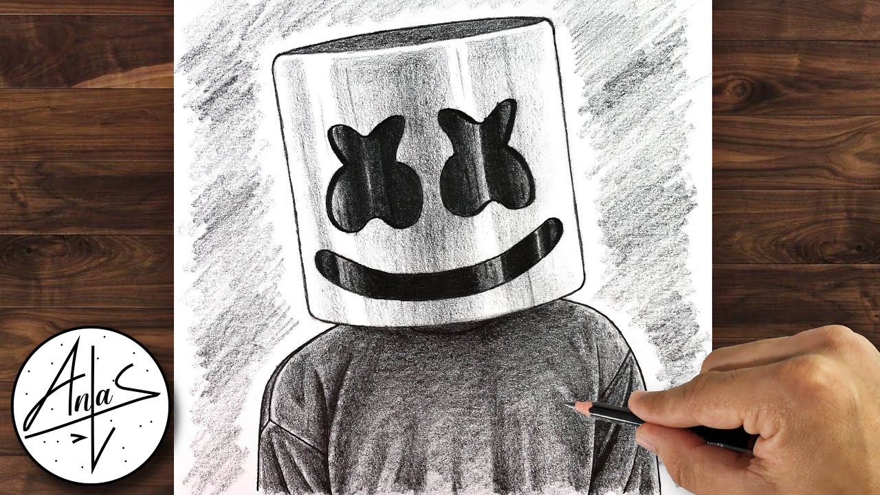 Drawing - Dj Marshmello / by MelonekCZ by MelonekCZ on DeviantArt