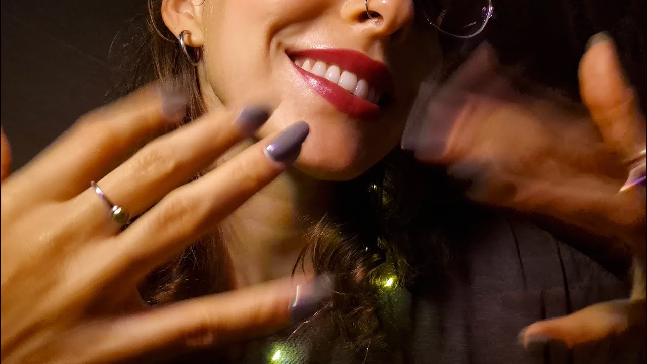 💙 Fast Hypnotic Hand movements 🕸with some Hand sounds, Energy cleansing 