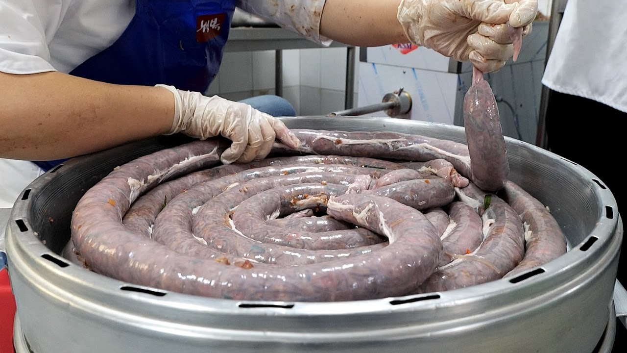 корейские традиционные домашние колбаски решений - корейская еда