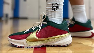 Best Giannis Shoe?! Nike Zoom Freak 5 Review!