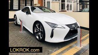 Lexus LC500 Security Bollards Driveway Post Anti-Ram Car Theft Parking LOKROK