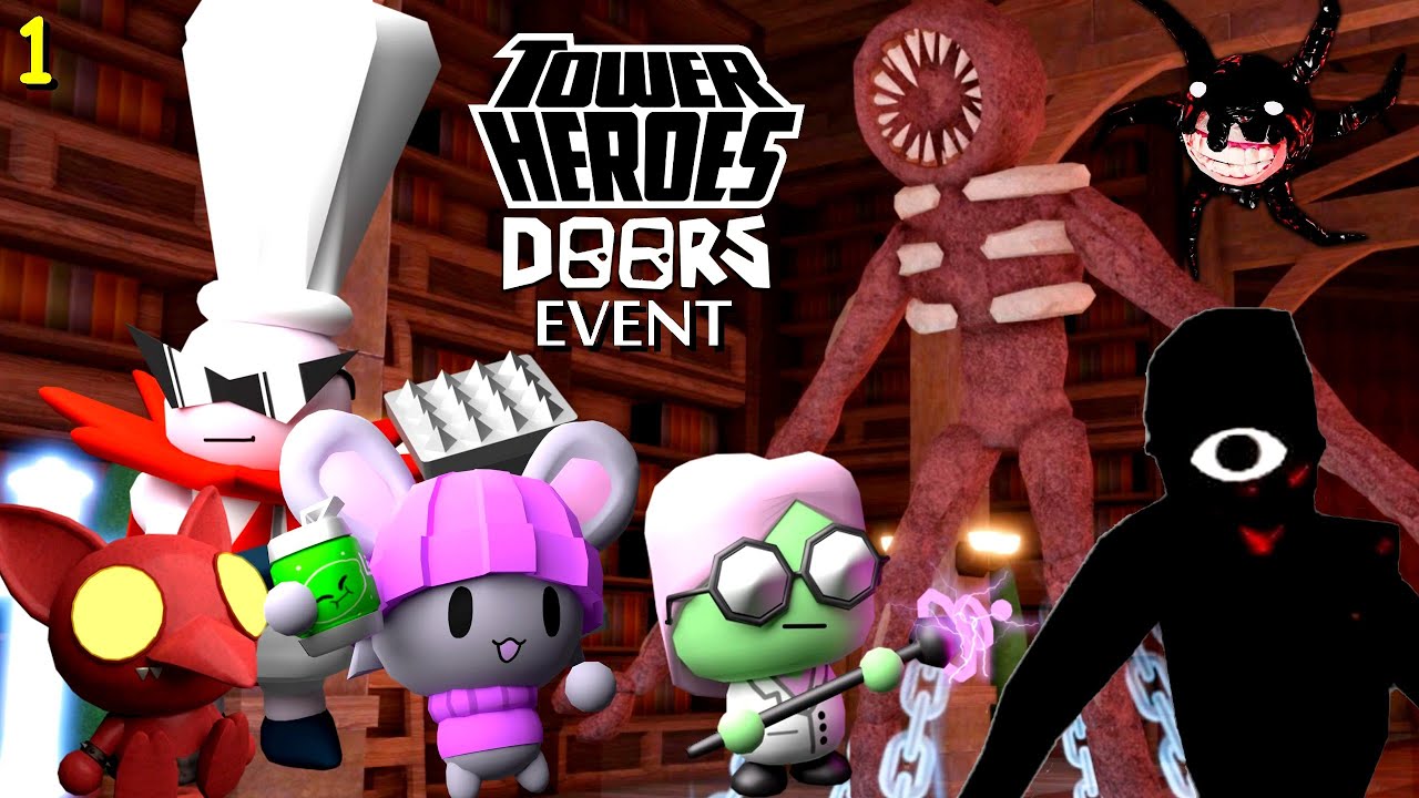 Doors event. Tower Heroes Doors. РОБЛОКС ивент башня героев. Tower Hero Roblox двери. Рисунки Roblox Doors = башня героев.