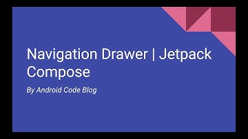 Navigation Drawer | Jetpack Compose