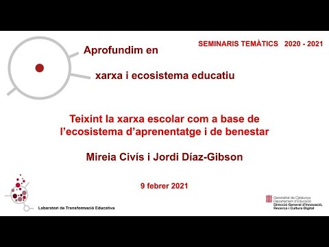 Vídeo: Ecosistema D’aprenentatge