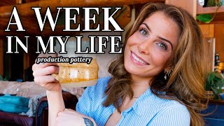 A Week of Production Pottery...Here’s What I’ve Learned So Far!