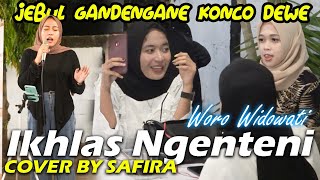 IKHLAS NGENTENI - WORO WIDOWATI (LIRIK) COVER BY  SAFIRA