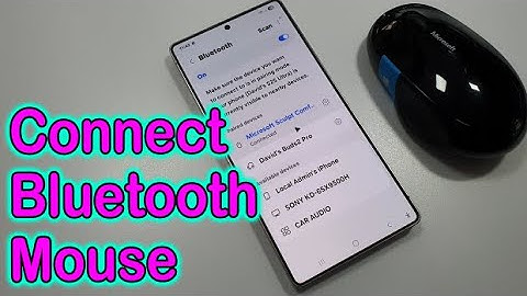 How to Connect Bluetooth Mouse to Samsung Phone