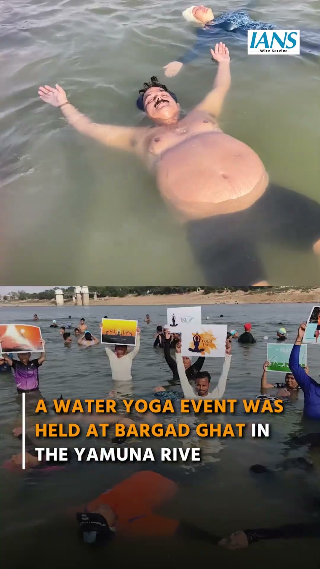 Water Yoga in Yamuna! Prayagraj’s Unique Preparation for International Yoga Day