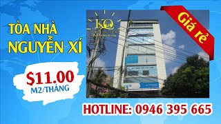VĂN PHÒNG CHO THUÊ QUẬN BÌNH THẠNH TÒA NHÀ NGUYỄN XÍ