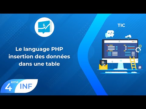 Bac Info | TIC | PHP MYSQL insertion des données dans une table fini