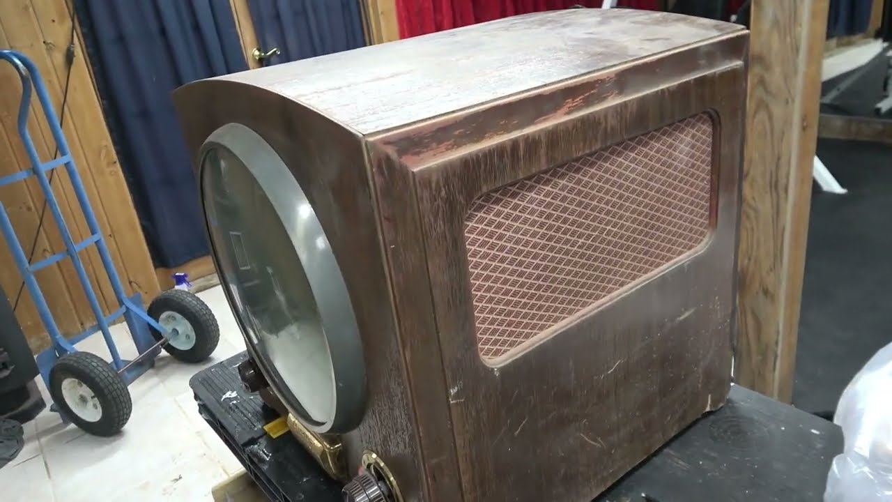 1949 Raytheon m-1105 TV Part 1