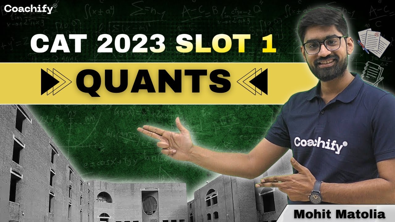 CAT 2023 Slot 1 | Quants | Previous Year Questions | CAT Preparation ...