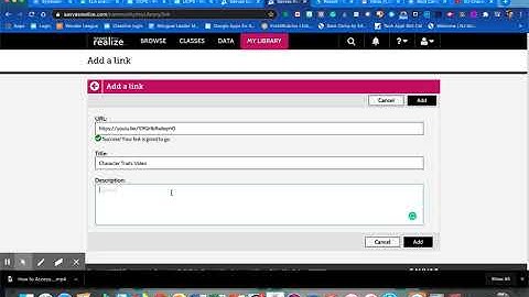 How to Attach a Link to an Assignment in Savvas Realize
