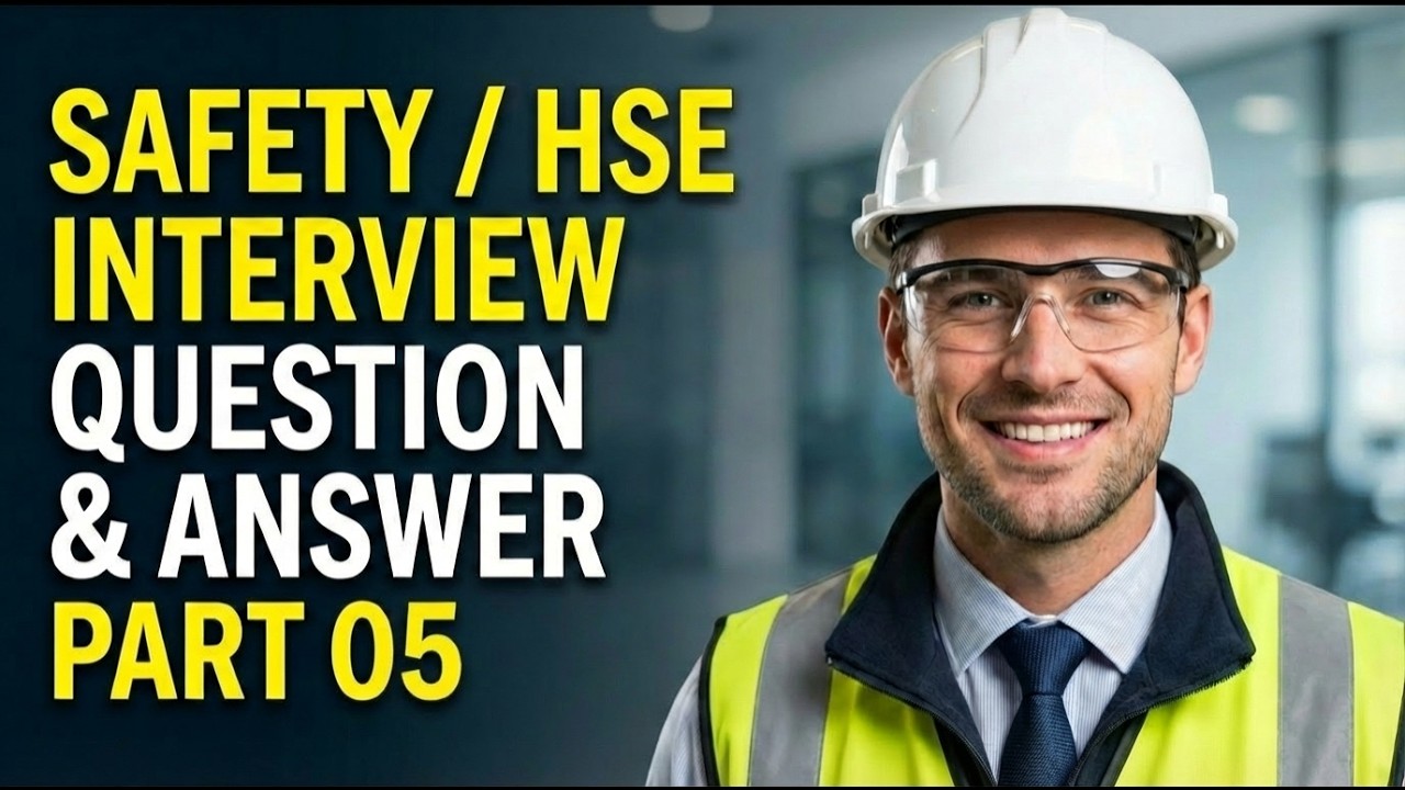 Safety Officer Interview Questions & Answers PART 5 | HSE Officer Interview | Gulf Jobs