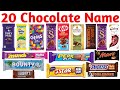 चॉकलेट नाम सीखें | 20 Chocolate Names for Kids Fun Learning Video Compilation for Preschool Toddlers
