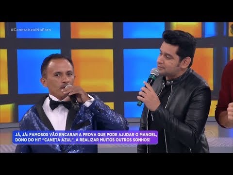 Manoel Gomes lança nova versão de “Caneta Azul” e conhece ídolo Léo Magalhães