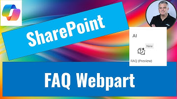 How to use the New SharePoint FAQ Webpart in Pages ?