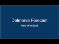 Delmarva Forecast 09/14/2022
