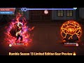 TENNO: Ultimate Ninja RPG • Preview Rumble Season 13 Limited Edition Gear • 2026 🔥