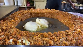 HUGE PAV BHAJI MAKING | BLACK &amp; RED PAV BHAJI | INDIAN STREET FOOD