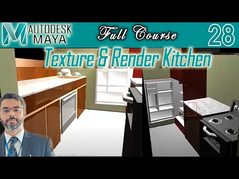 paint tool sai 2 free Maya Tutorial 28 in Urdu / Hindi: Texturing a Kitchen Room