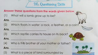 #GeneralKnowledgeSeries - 2024 | Std - 2 | Chap 36 -- Questioning Skills| #S&DTeacher| Hindi Eng Profile