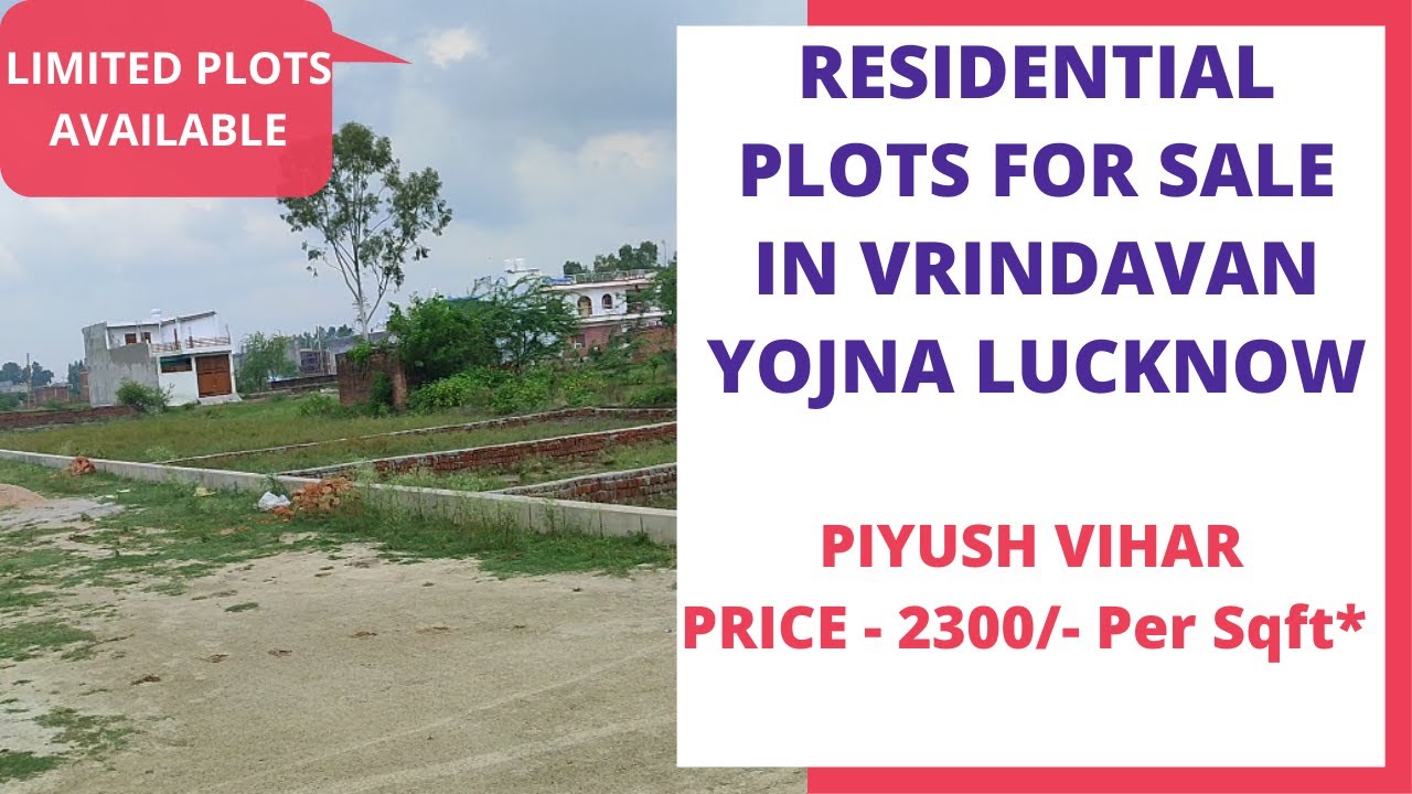 Plots For Sale In Vrindavan Yojna Lucknow ☎+917669414340 Piyush