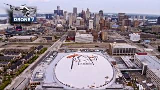 Little Caesars Arena shows off world's largest seamless center-hung video board