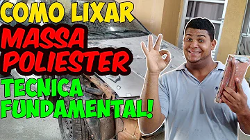 Qual lixa para lixar massa rápida?