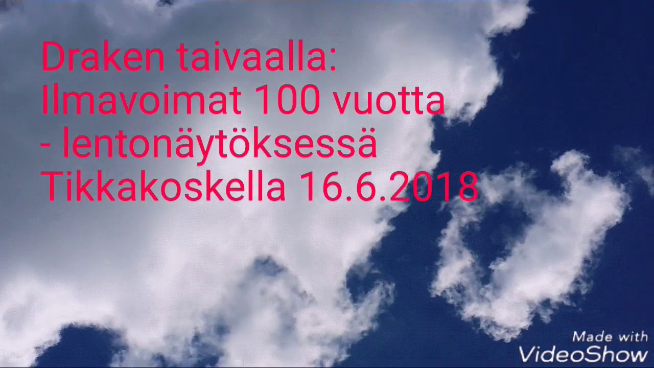 Ilmavoimat 100 Vuotta Tikkakoski